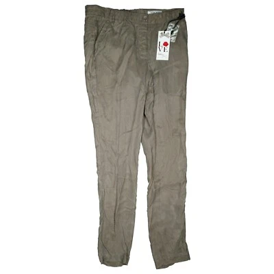 Silvian Heach Damen Relax Hose Sommer Comfort I44 EU40 W31 dehnbar Grau dünn NEU - Bild 1 von 4