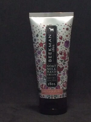BEEKMAN PURE GOAT MILK HAND CREAM Fragrância de Toranja Melada 2 oz/59ml Novo - Imagem 1 de 4