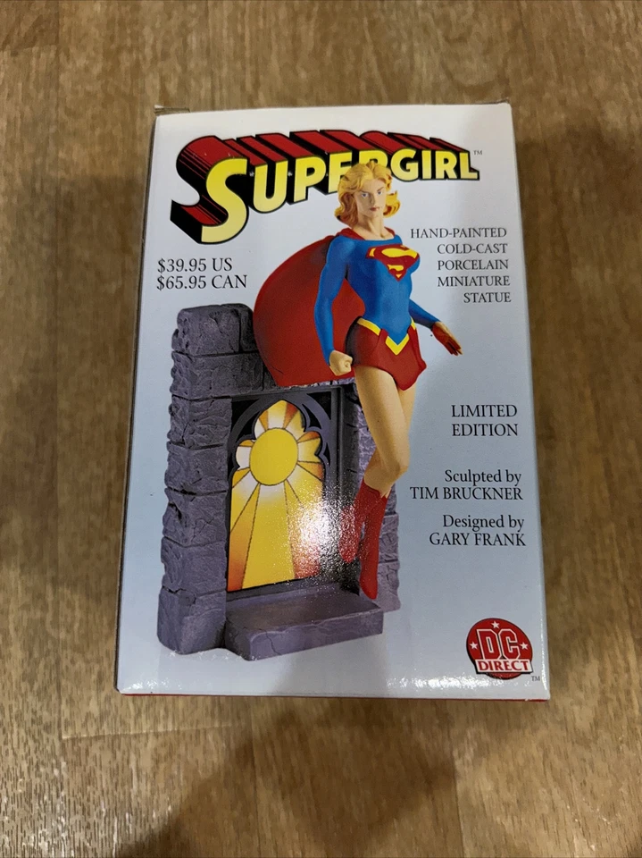 2000 DC DIRECT SUPERGIRL BY BRUCKNER COLD CAST PORCELAIN STATUE SUPERMAN LE 1634 - Image 1 of 4