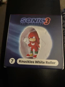 Juguete rodillo blanco con nudillos McDonald's Happy Meal SONIC 3 #7 - Imagen 1 de 5