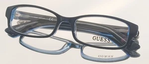 Originale GUESS GU2526 090 Eyeglasses BLACK/BLUE New Plastic 52-16-135 - Bild 1 von 13