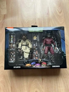 NECA Splinter and Shredder 2er-Pack TMNT Teenage Mutant Ninja Turtles - Bild 1 von 6