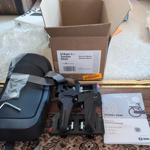 Urban Iki Junior bike Seat with Rack Mount Bincho Black / Bincho Black - Picture 1 of 6