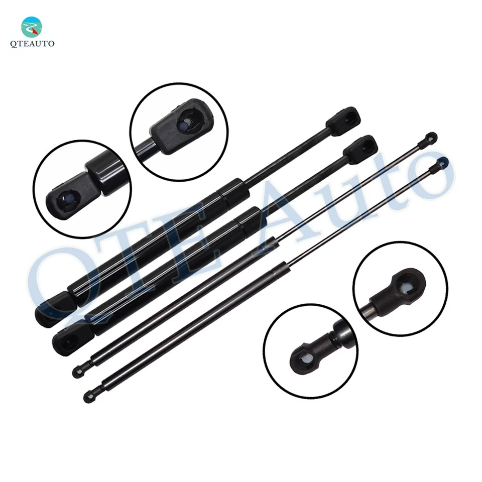 Juego de 4 soportes de elevación de tapa de maletero delantero-trasero para BMW 335I Base 2012 2013 Foto 1 de 4