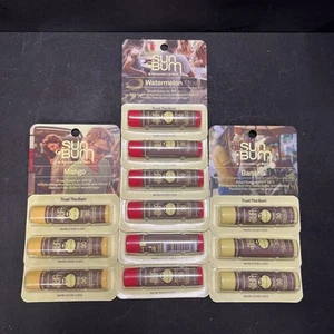 SUN BUM SPF 30 SUNSCREEN LIP BALM NEW SEALED 12 Pack - Picture 1 of 5