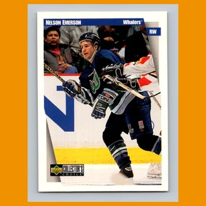 Tarjeta de hockey Nelson Emerson #115 1997-98 Collectors Choice Hartford Whalers NHL - Imagen 1 de 3