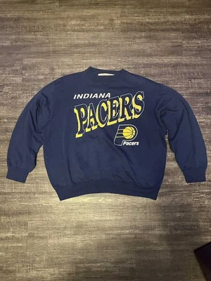 Logo 7 Vintage Indiana Pacers Crewneck Sweatshirt Reprint AN63484 - Image 1 of 2