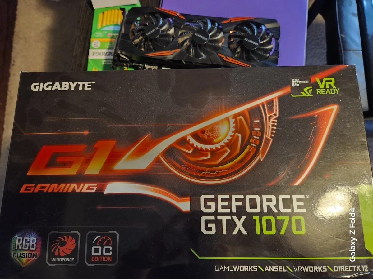 GIGABYTE NVIDIA GeForce GTX 1070 Computer Graphics Cards for sale
