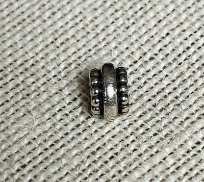 Genuine Pandora Beaded Spacer Bracelet Charm Silver S925 ALE - Image 1 of 4