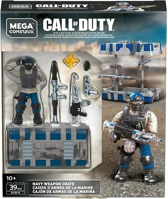 Mega Construx Call Of Duty Navy Weapon Crate Set, mega bloks.