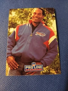 1991 OJ SIMPSON PRO LINE NFL CARD #28 BUFFALO BILLS SF 49ERS USC TROJANS  - Bild 1 von 2
