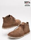 RRP€475 MARSELL Leather Chukka Boots US7.5 UK4.5 EU37.5 Worn Look Made in Italy
