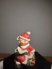 Vintage Figurine Bear Santa With A Book Collection