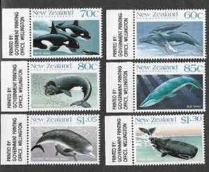 ROSS DEPENDENCY/ NEW ZEALAND 1988 WHALES MNH SET - Picture 1 of 1