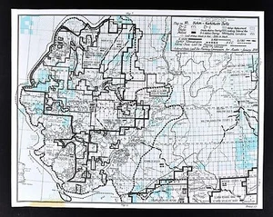 1978 Alaska Map - Yukon Delta Wildlife Refuge Kuskokwim - Aniak Marshall Bethel - Picture 1 of 3
