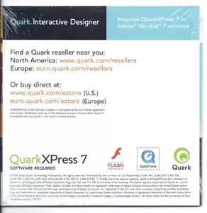 Quark Interactive Designer MAC / PC CD (Sealed, Evaluation version) - Bild 1 von 2