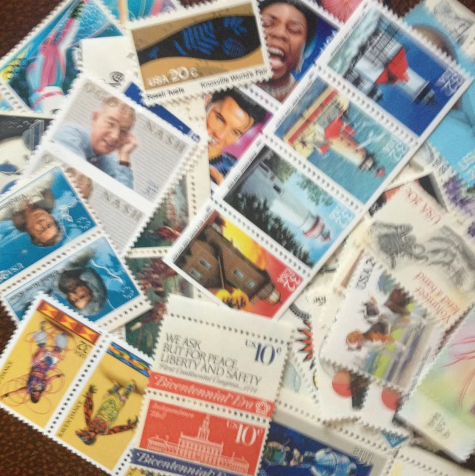 $75 cara como nueva múltiples e individuales 1 centavo a 1,00 INCLUIRÁ FOREVERS Foto 1 de 1