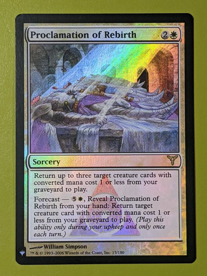 FOIL Proclamation of Rebirth x1 Dissension Mystery Booster Retail Ed. 1x MTG - Image 1 of 1