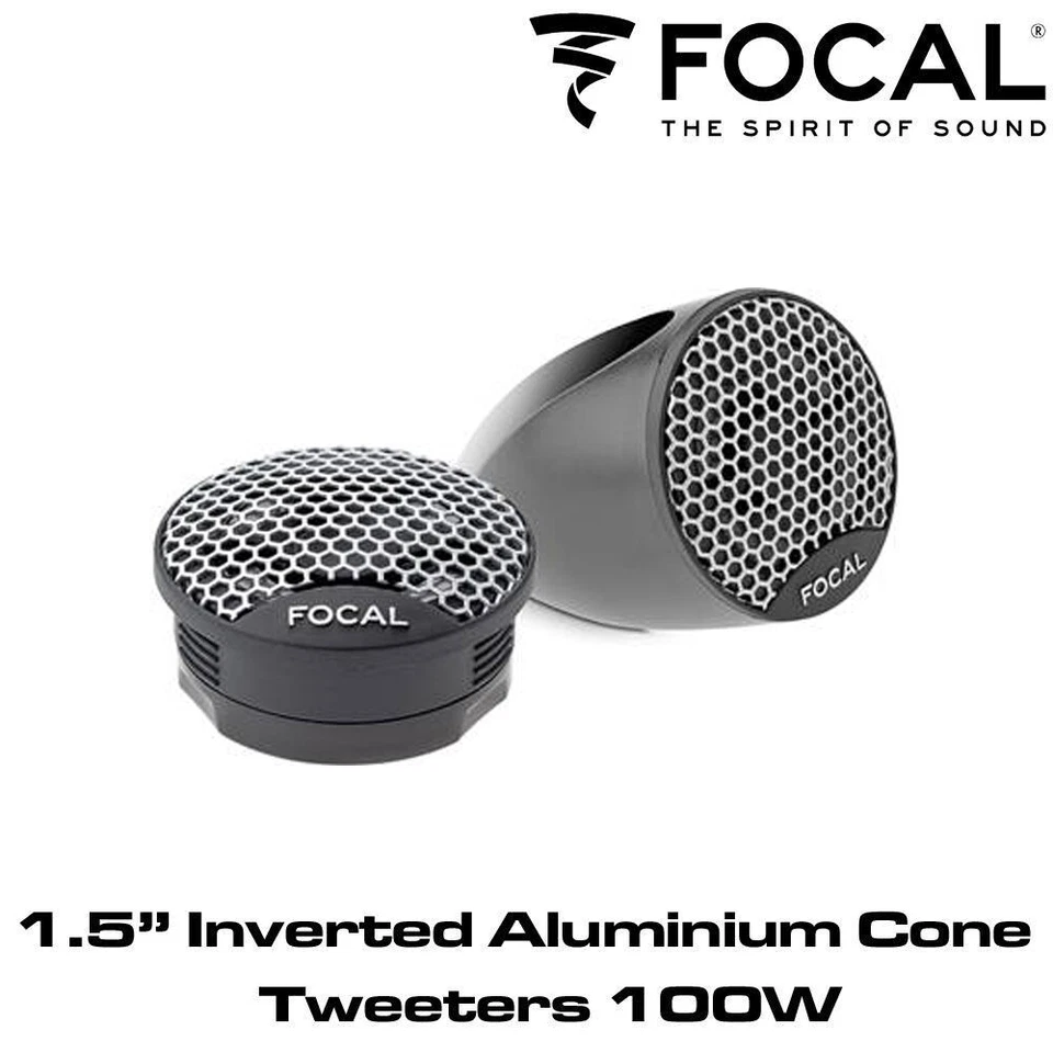 Focal TWU 15 Tweeters Flush Surface Tilted Mount Car Tweeters Speakers 100W - Image 1 of 1