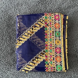 Netzschal/ Dupatta | Brautschal | Hochzeitstuch | Hochzeitsgeschenk | Dupatta - Bild 1 von 4