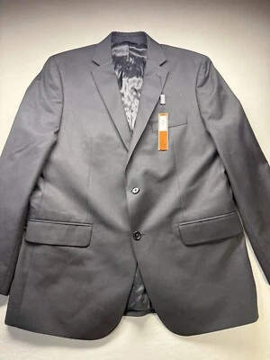 $180 Apt9 Suit Jacket Men 44R Gray Slim Fit Notch Lapel Business Single Breasted - Image 1 of 4