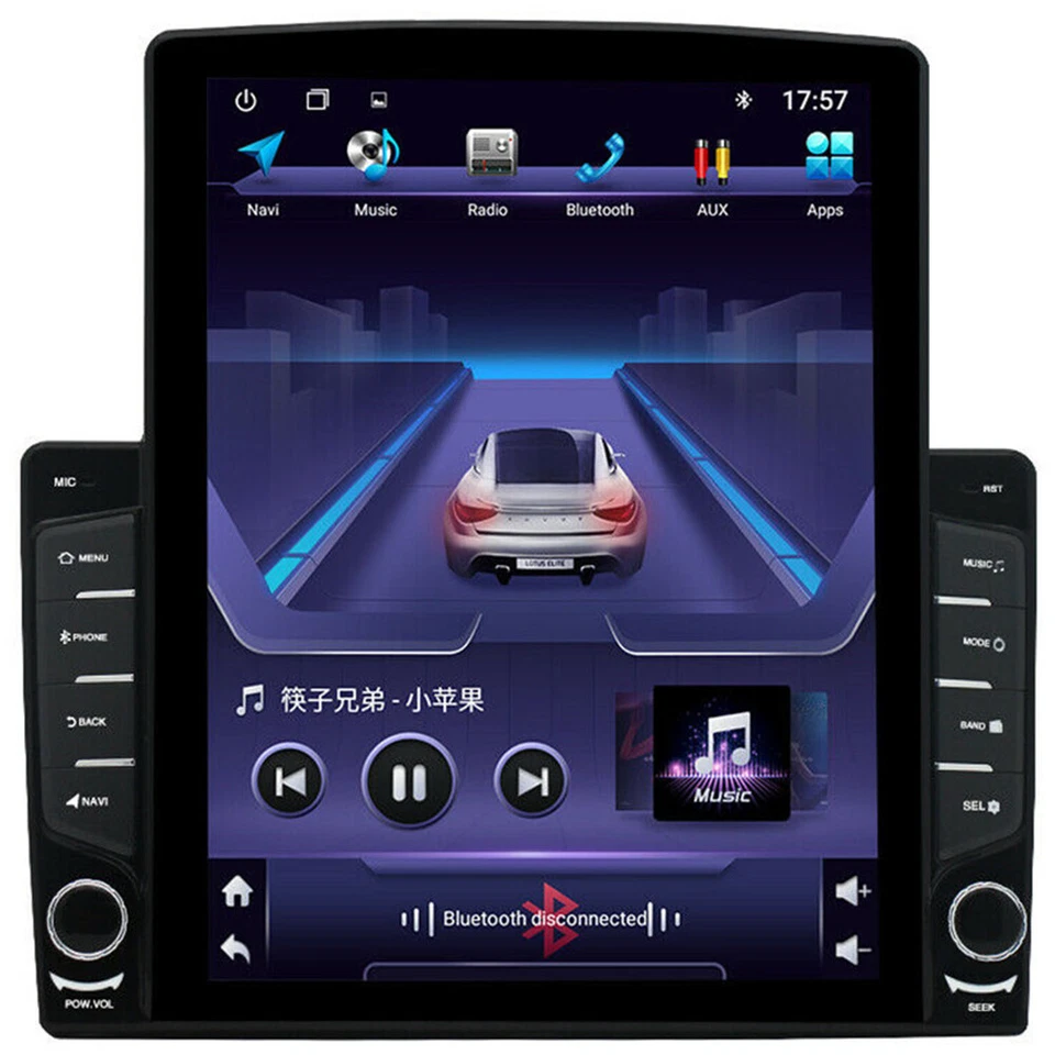 Radio estéreo para automóvil Android 8.1 pantalla táctil GPS navegación espejo enlace WIFI para Carplay Foto 1 de 4