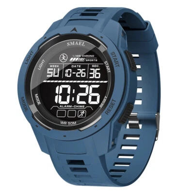 Reloj de pulsera digital impermeable LED para hombre, cronómetro brillante. - Imagen 1 de 4
