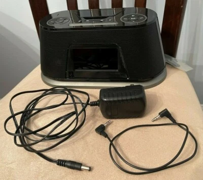 HMDX Audio HX-B322A Unwind Bedside Alarm w/ 30 Pin Docking Station AM/FM Radio - Image 1 of 4