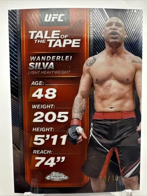Wanderlei Silva 2025 Tale of the Tape 9/10 UFC- 2059 - Image 1 of 2