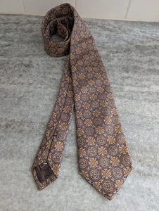 SANTORELLI MEN'S 100% SILK TIE HAND MADE IN ITALY - Picture 1 of 8
