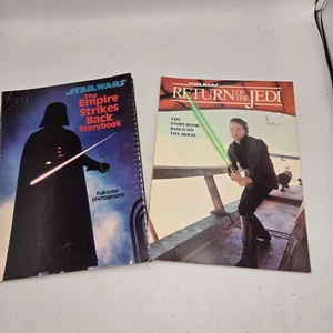 Vintage STAR WARS L'IMPERO COLPISCE ANCORA E IL RITORNO DELLO JEDI LIBRI DI FIABE a colori - Foto 1 di 7