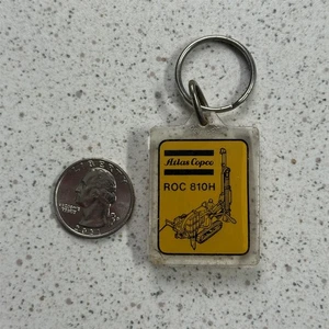 Atlas Copco ROC 810H Surface Drilling Equipment Vintage Keychain Key Ring #53567 - Picture 1 of 4