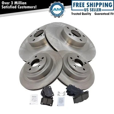 Kit de pastillas de freno delanteras y traseras y rotor cerámico para Subaru Impreza 2006-2007 Foto 1 de 4