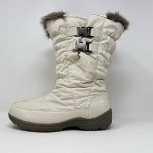 Totes Tracey III Damen 8M wasserdichte Winterstiefel Fellbesatz elfenbein Knochen 100-8078 - Bild 1 von 12
