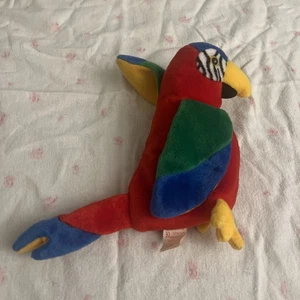 Ty Beanie Babys Jabber Papagei Mehrfarbig Primärfarben Vintage - Bild 1 von 11