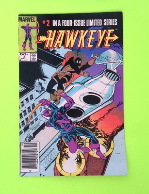 Hawkeye Serie Limitada #2 Vol. Quiosco de primera aplicación Marvel Comics 1983 R62-114 Foto 1 de 2