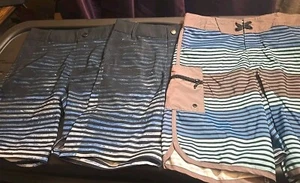 NWT Boys Size 12 Swimming Shorts Multi Color Blue/Grey Lot Of 3 - Picture 1 of 12
