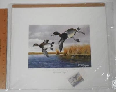 Wisconsin 2016 Ducks Unlimited Signed/Numbered Print 12" x 14" and Stamp - New - Image 1 of 4