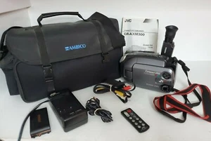 JVC VHS-C VHS Analog Camcorder Video Camera Transfer Bundle Remote VG *Works A+ - Picture 1 of 9