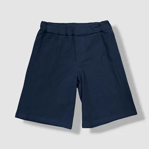 Moncler Kids Boy's Blue Logo Elastic Sweat Shorts Size 10 - Picture 1 of 3