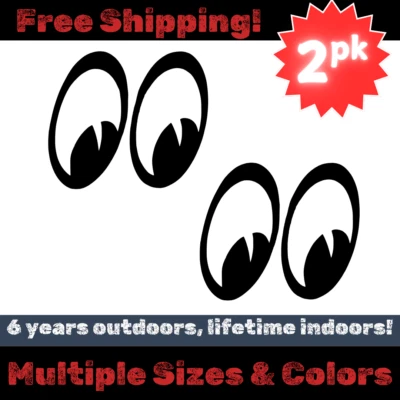 2 calcomanías adhesivas MOON EYES - 2"-7", Rat Fink, Hot Rod, coche, camiones, carreras Foto 1 de 4