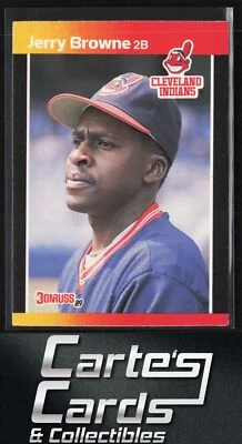 Jerry Browne 1989 Donruss Traded #T-44 Cleveland Indians - Image 1 of 2