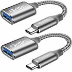 Gritin USB C Female to USB Male Adapter, [2 Pack] USB C Adapter USB Type A