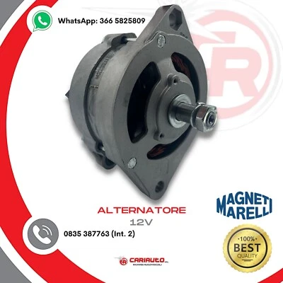 Alternatore 14v 65A Trattori Fiat Iveco Daily Fiat Ducato 2.5 Marelli 63320049 - Imagen 1 de 4
