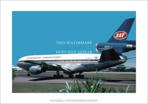 Jugoslovenski Aerotransport DC-10 A3 Art Print – JAT Sydney – 42 x 29 cm Poster - Picture 1 of 3