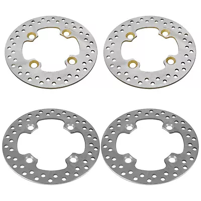 2 Front Rear Brake Disc Rotor for Polaris RZR XP 900 2011 2012 2013 - Image 1 of 4