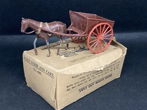 Farm Cart And Horse Boxed By Britains (Yellow 618) Damage Shown - Picture 1 of 21