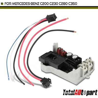 HVAC Heater Blower Motor Resistor for Mercedes-Benz C200 C230 CLS500 E320 E350 - Image 1 of 4
