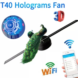 Ventilador Holográfico 3D 224LED Ventilador Holograma Proyector 40cm Reproductor de Pantalla Wi-Fi 3D - Imagen 1 de 14