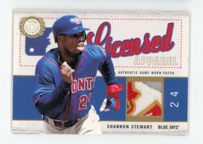 Parche Fleer Patchworks Shannon Stewart 2003/300 ropa con licencia juego usado SP Foto 1 de 2
